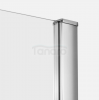 NEW TRENDY Kabina prysznicowa Prime 130x70, drzwi przesuwne, wejście od strony ściany  K-1208/K-1236